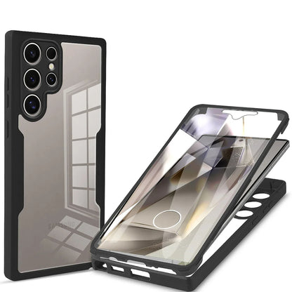 Puzdro pre Samsung Galaxy S24 Ultra S928, Techsuit, ColorVerse 360, Čierne