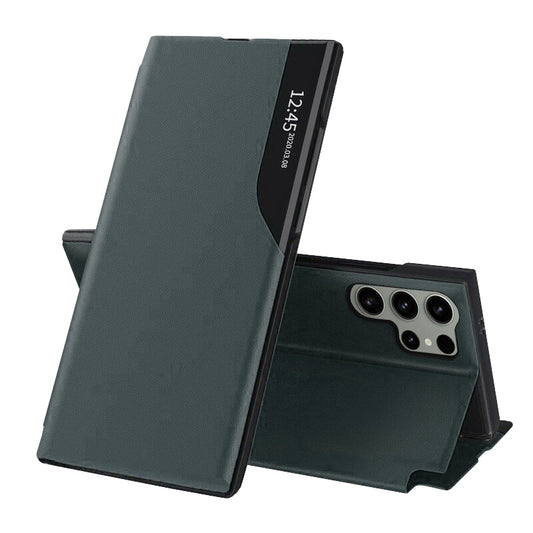 Puzdro pre Samsung Galaxy S24 Ultra S928, Techsuit, eFold, Zelené