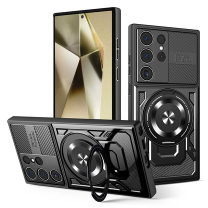 Puzdro pre Samsung Galaxy S24 Ultra S928, Techsuit, RuggedCam, Čierne