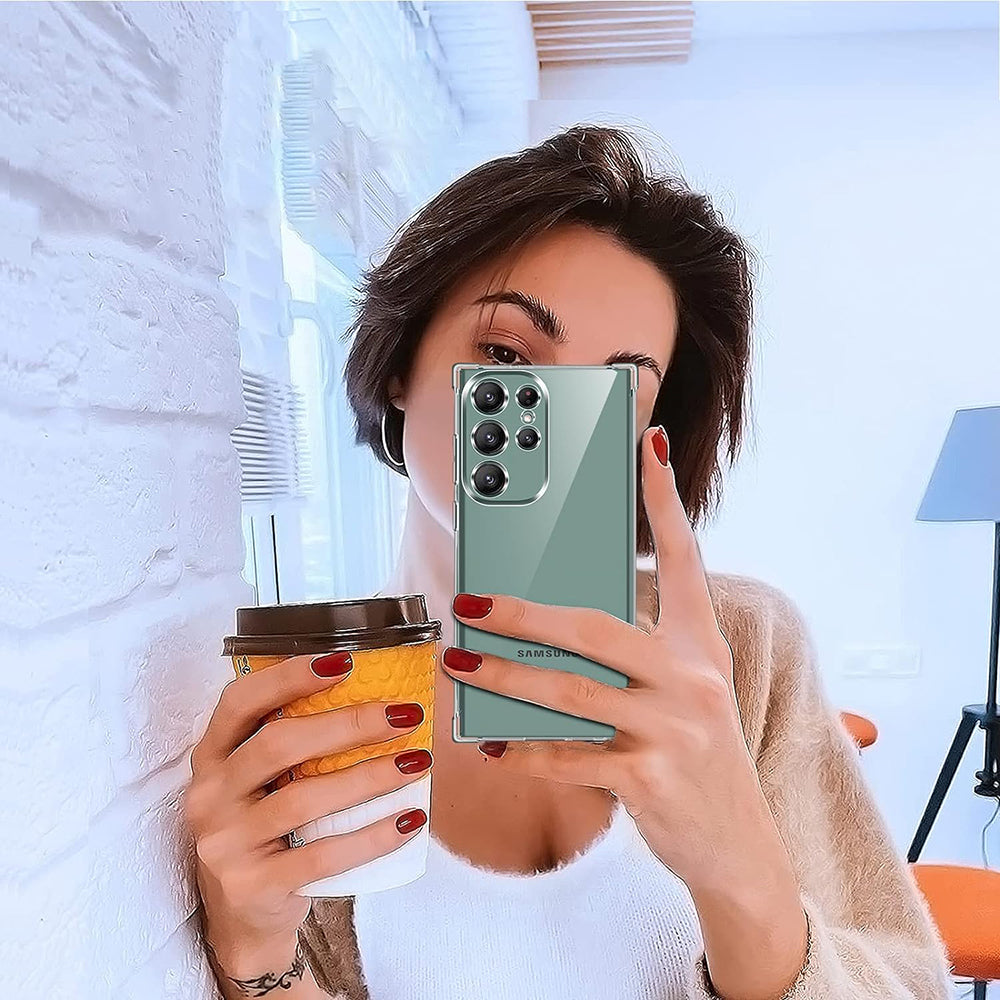 Obal na Samsung Galaxy S24 Ultra S928, Techsuit, nárazuvzdorný priehľadný, transparentný