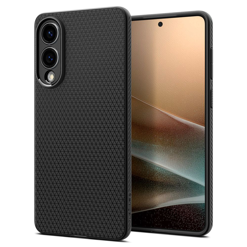 Puzdro pre Samsung Galaxy S25 Edge S937, Spigen, Liquid Air, Matná Čierna ACS09420