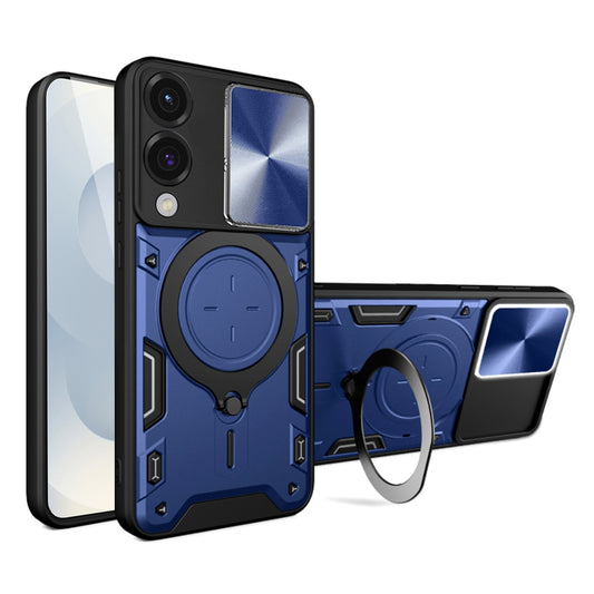 Puzdro pre Samsung Galaxy S25 Edge S937, Techsuit, CamGuard Pro, Modré