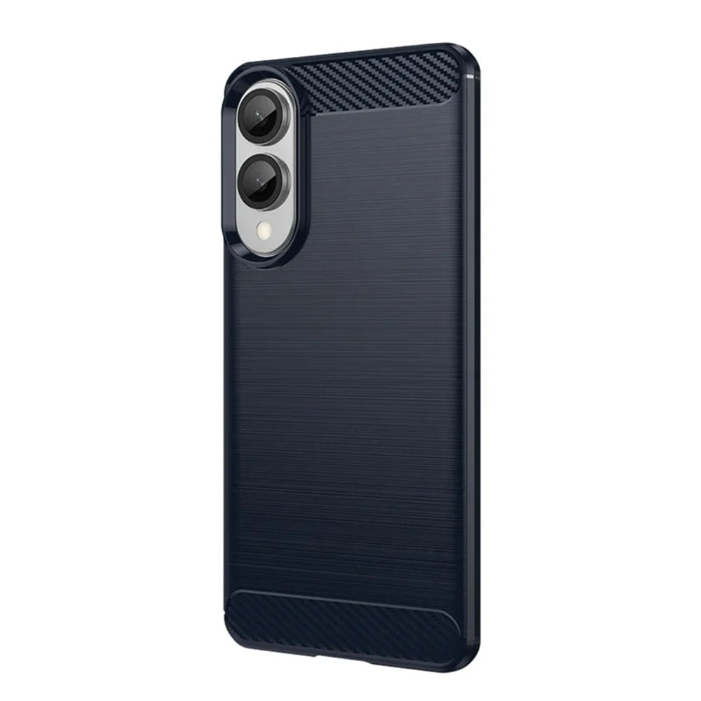 Puzdro pre Samsung Galaxy S25 Edge S937, Techsuit, Karbón, Modrá