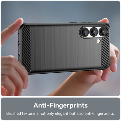Obal na Samsung Galaxy S25 Edge S937, Techsuit, Karbón, Čierny