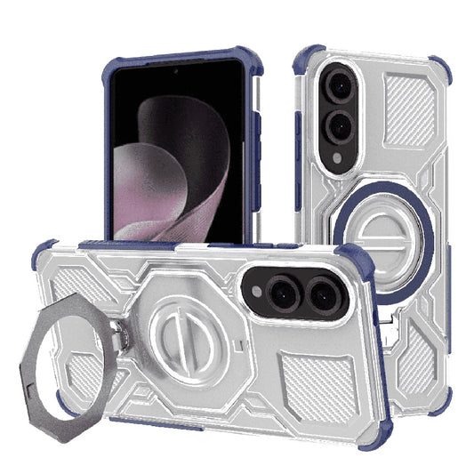 Puzdro pre Samsung Galaxy S25 Edge S937, Techsuit, Carbon Shield Pro, Modrá