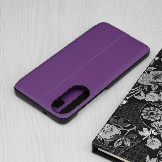 Puzdro pre Samsung Galaxy S25 Edge S937, Techsuit, eFold, fialové