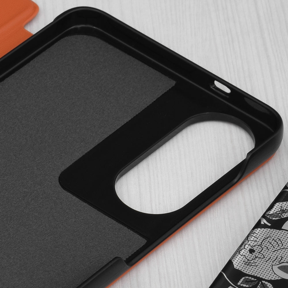 Obal na Samsung Galaxy S25 Edge S937, Techsuit, eFold, Oranžový