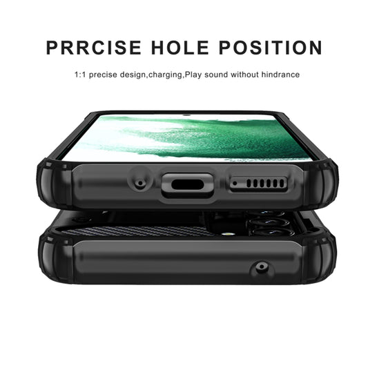Puzdro pre Samsung Galaxy S25 Edge S937, Techsuit, Hybrid Armor, Čierne