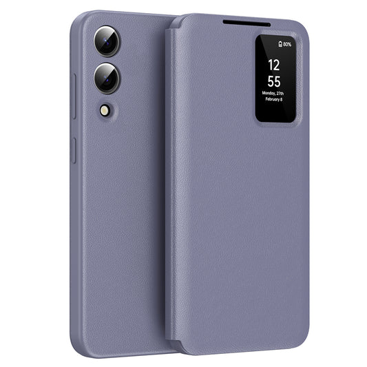 Puzdro pre Samsung Galaxy S25 Edge S937, Techsuit, SmartView, fialové