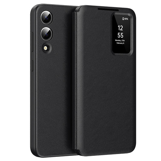 Puzdro pre Samsung Galaxy S25 Edge S937, Techsuit, SmartView, Čierne