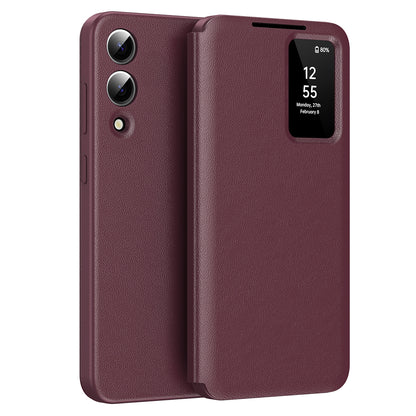 Puzdro pre Samsung Galaxy S25 Edge S937, Techsuit, SmartView, Červené
