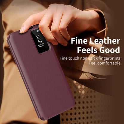 Puzdro pre Samsung Galaxy S25 Edge S937, Techsuit, SmartView, Červené