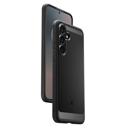 Puzdro pre Samsung Galaxy S25 FE, Spigen, Rugged Armor, Matná čierna ACS10025