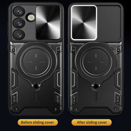 Puzdro pre Samsung Galaxy S25 FE, Techsuit, CamGuard Pro, Fialové