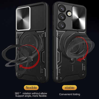 Puzdro pre Samsung Galaxy S25 FE, Techsuit, CamGuard Pro, Ružové