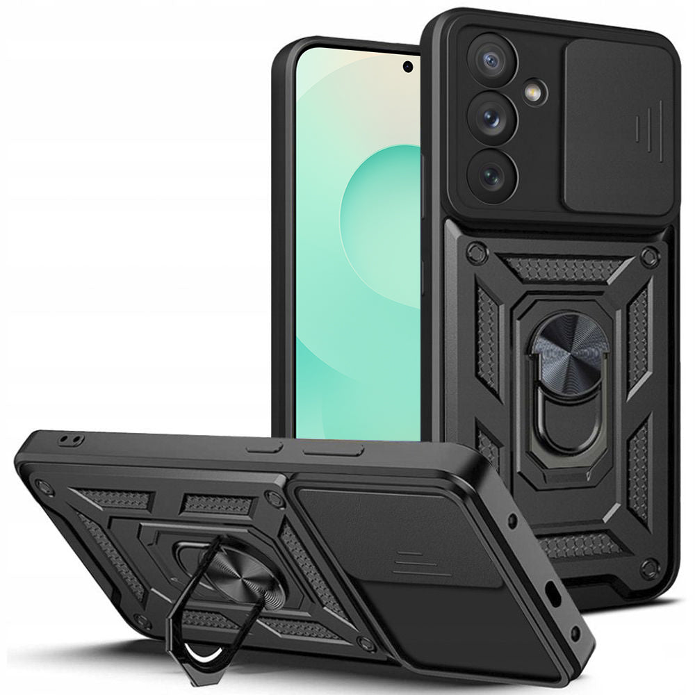 Puzdro pre Samsung Galaxy S25 FE, Techsuit, CamShield, Čierne