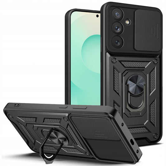 Case for Samsung Galaxy S25 FE, Techsuit, CamShield, Black