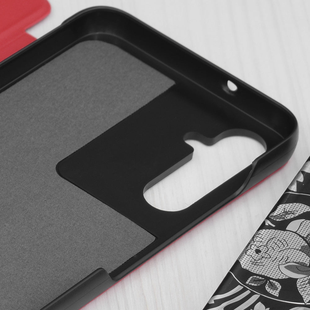 Puzdro pre Samsung Galaxy S25 FE, Techsuit, eFold, Červené