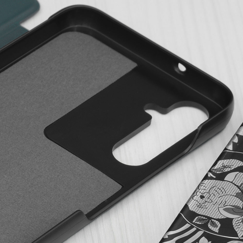 Puzdro pre Samsung Galaxy S25 FE, Techsuit, eFold, Tmavo zelená