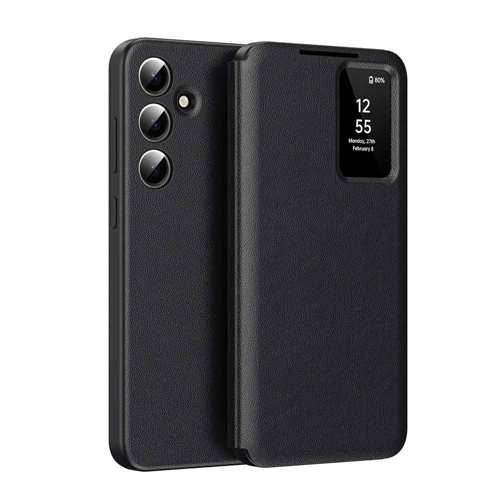 Puzdro pre Samsung Galaxy S25 FE, Techsuit, SmartView, Čierne