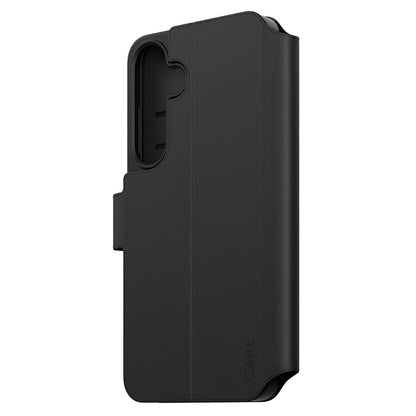 Puzdro pre Samsung Galaxy S25+ S936, PanzerGlass, Care Feature Kickstand Wallet, Čierne