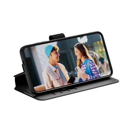 Puzdro pre Samsung Galaxy S25+ S936, PanzerGlass, Care Feature Kickstand Wallet, Čierne