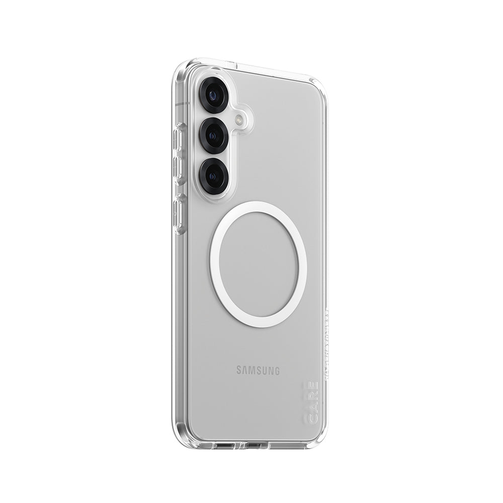Case for Samsung Galaxy S25+ S936, PanzerGlass, Urban Combat Care, White Transparent