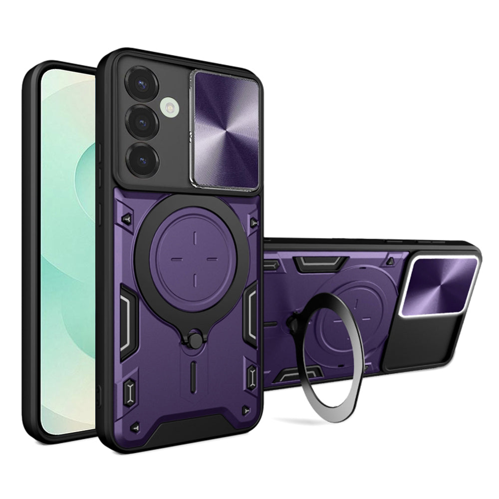 Puzdro pre Samsung Galaxy S25+ S936, Techsuit, CamGuard Pro, fialové