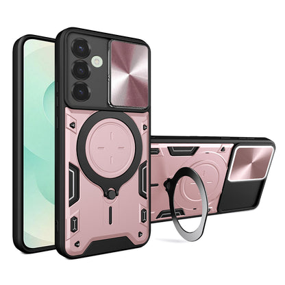 Puzdro pre Samsung Galaxy S25+ S936, Techsuit, CamGuard Pro, Ružovo zlaté