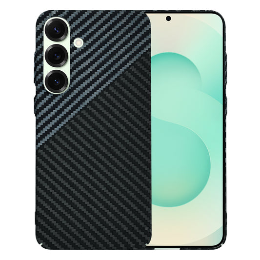 Puzdro pre Samsung Galaxy S25+ S936, Techsuit, Carbonite FiberShell, Čierno Sivé