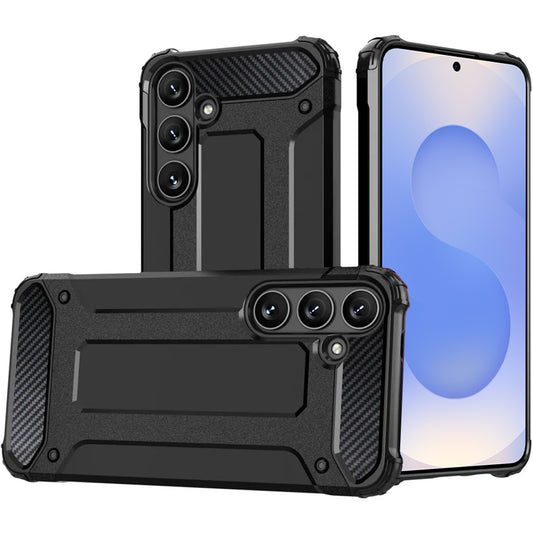Puzdro pre Samsung Galaxy S25+ S936, Techsuit, Hybrid Armor, Čierne
