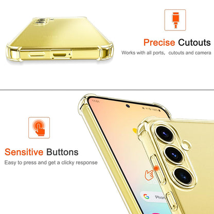 Obal na Samsung Galaxy S25+ S936, Techsuit, nárazuvzdorný priehľadný, transparentný