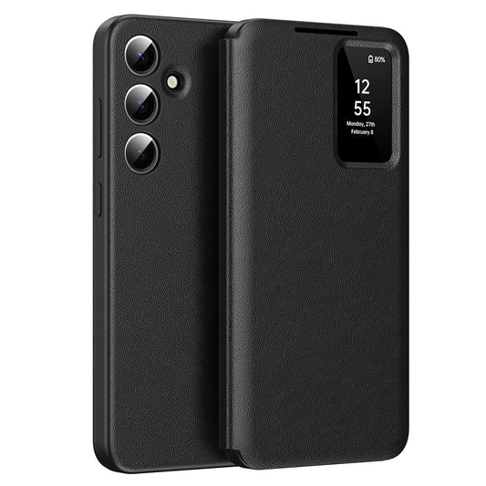 Puzdro pre Samsung Galaxy S25+ S936, Techsuit, SmartView, Čierne
