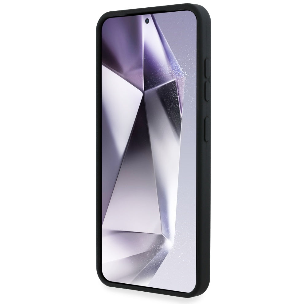 Puzdro pre Samsung Galaxy S25 S931, Karl Lagerfeld, Silicone Sign Metal Logo, Čierne