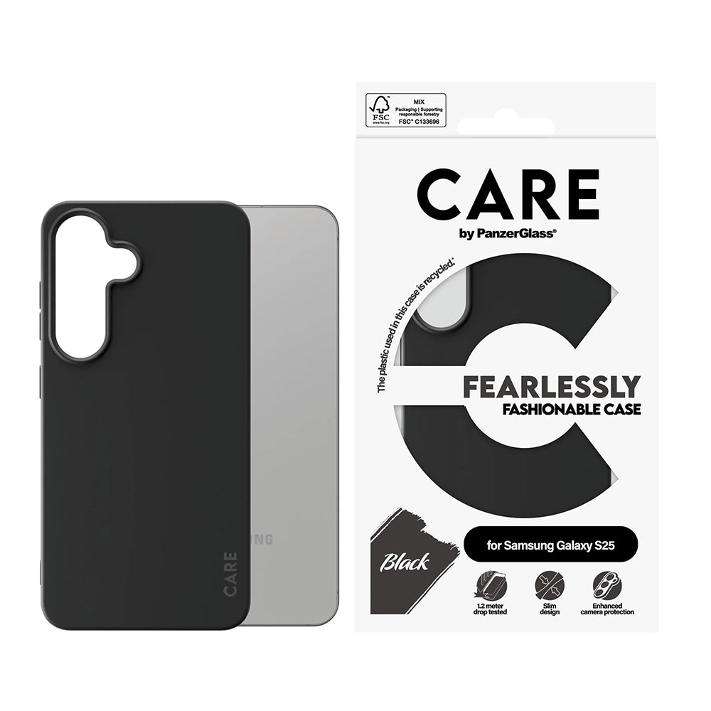 Puzdro pre Samsung Galaxy S25 S931, PanzerGlass, Care Fashionable, Čierne