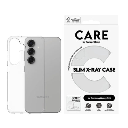 Puzdro pre Samsung Galaxy S25 S931, PanzerGlass, Care Fashionable, Transparentné