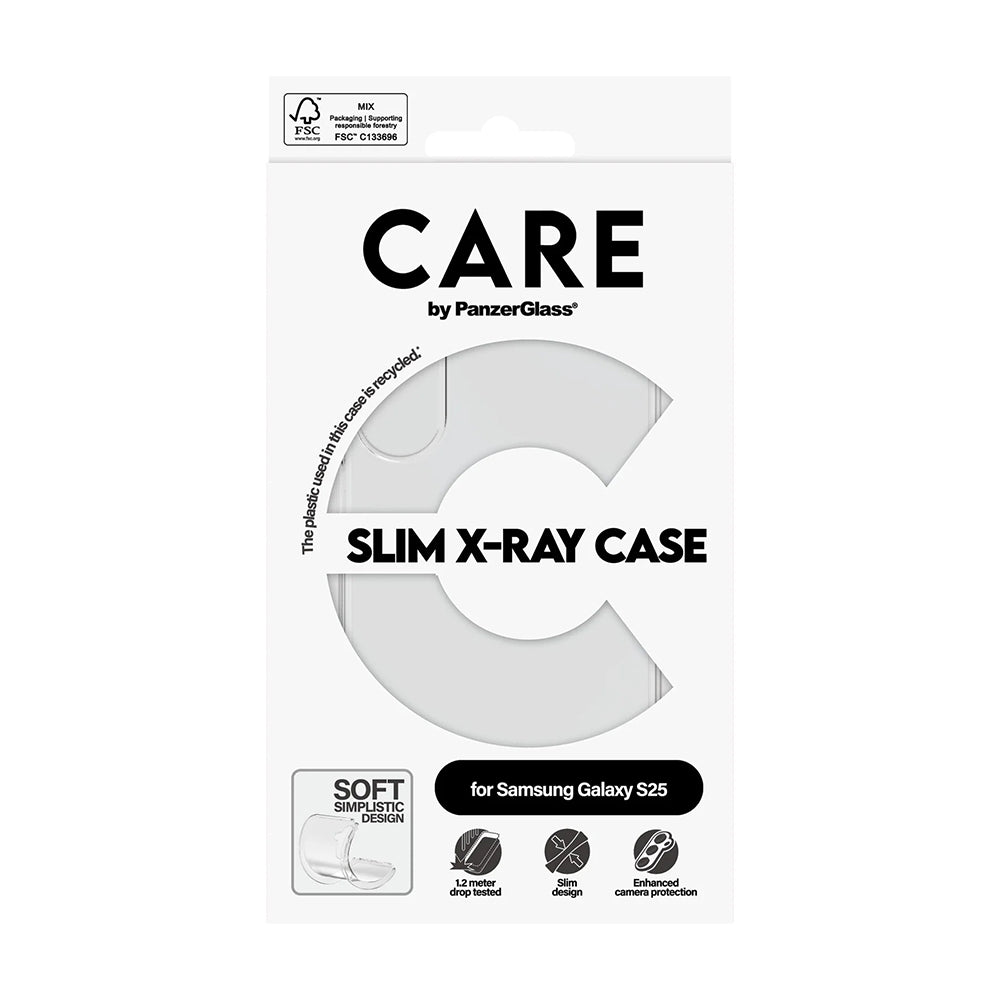 Puzdro pre Samsung Galaxy S25 S931, PanzerGlass, Care Fashionable, Transparentné