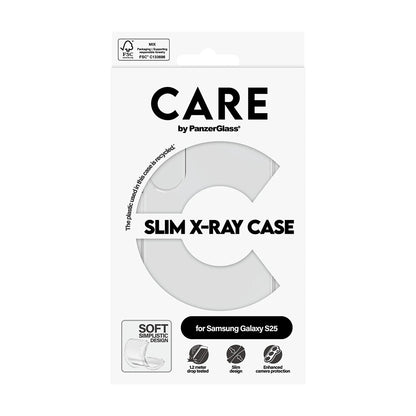 Puzdro pre Samsung Galaxy S25 S931, PanzerGlass, Care Fashionable, Transparentné