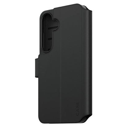 Puzdro pre Samsung Galaxy S25 S931, PanzerGlass, Care Feature Kickstand Wallet, Čierne