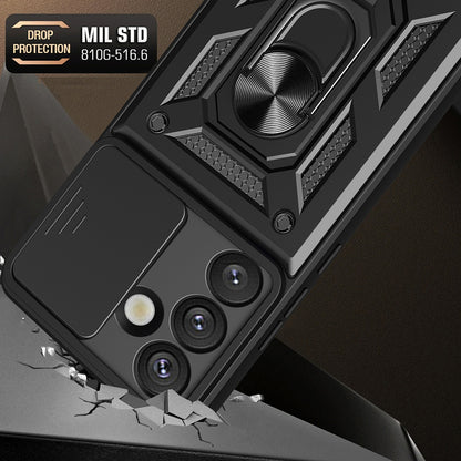 Case for Samsung Galaxy S25 S931, Techsuit, CamShield, Black