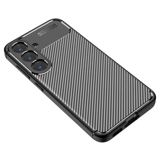 Puzdro pre Samsung Galaxy S25 S931, Techsuit, CarbonFiber, Čierne