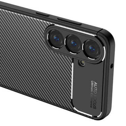 Puzdro pre Samsung Galaxy S25 S931, Techsuit, CarbonFiber, Čierne