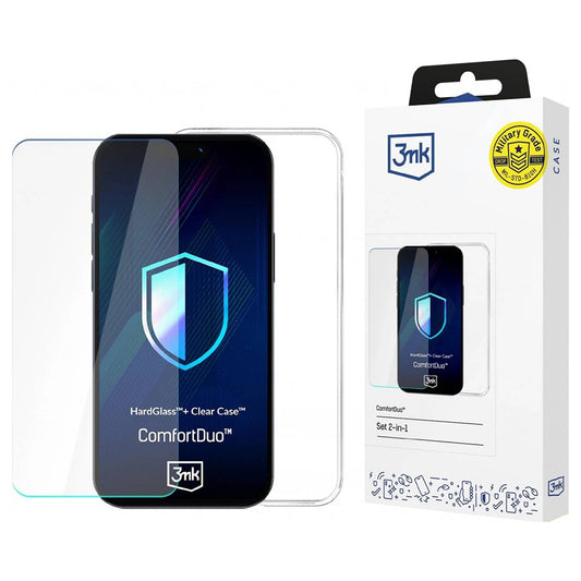 Puzdro pre Samsung Galaxy S25 Ultra S938, 3MK, ComfortDuo, Priehľadné