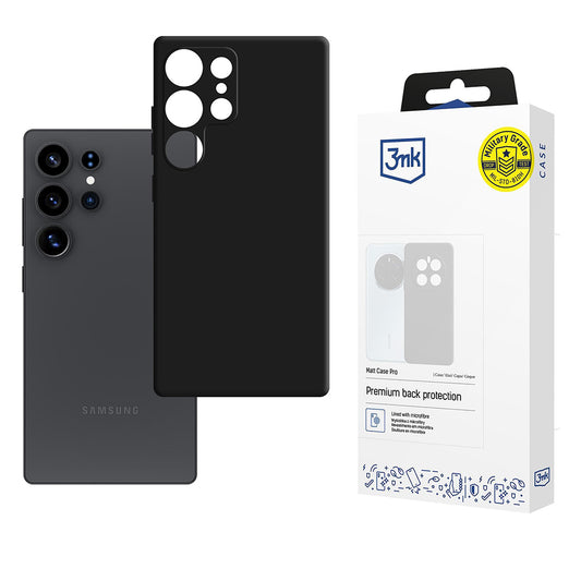 Puzdro pre Samsung Galaxy S25 Ultra S938, 3MK, Pro, Matná čierna