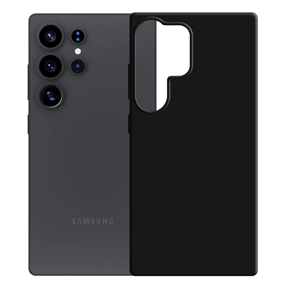 Puzdro pre Samsung Galaxy S25 Ultra S938, 3MK, Silikón, Čierne