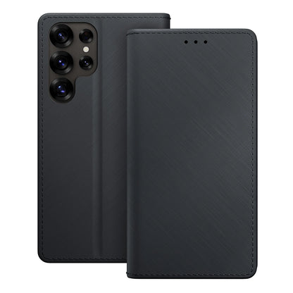 Puzdro pre Samsung Galaxy S25 Ultra S938, 3MK, Peňaženka, Čierna