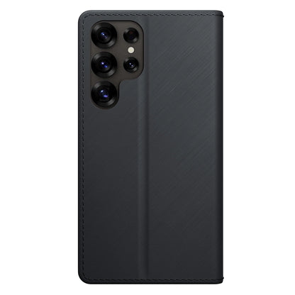 Puzdro pre Samsung Galaxy S25 Ultra S938, 3MK, Peňaženka, Čierna