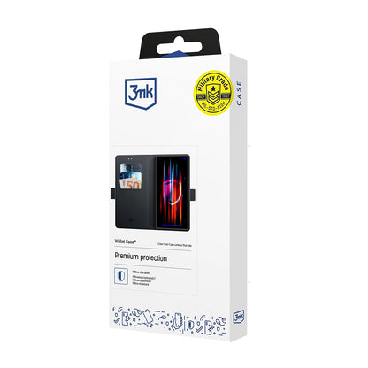 Puzdro pre Samsung Galaxy S25 Ultra S938, 3MK, Peňaženka, Čierna