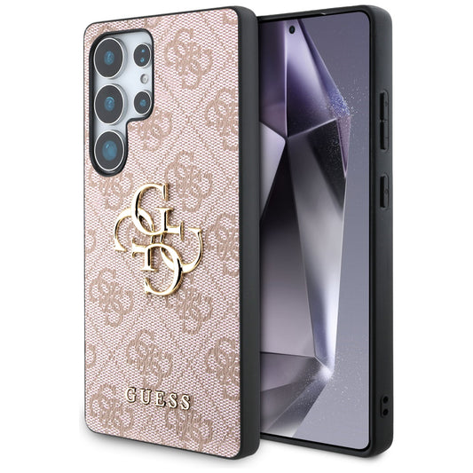 Puzdro pre Samsung Galaxy S25 Ultra S938, Guess, 4G Big Logo, Ružové.