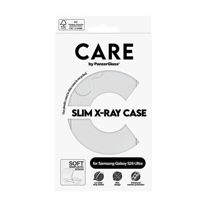 Puzdro pre Samsung Galaxy S25 Ultra S938, PanzerGlass, Care Fashionable, Transparentné